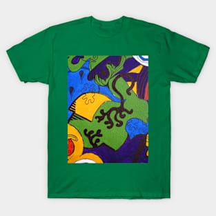 Tea for Two Abstract  Section 2 T-Shirt